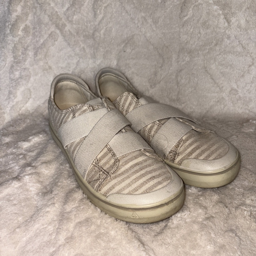 KEEN Elsa IV Gore 1023162 Women's Size 9 Beige Slip On Casual Shoes‎ Sneakers
